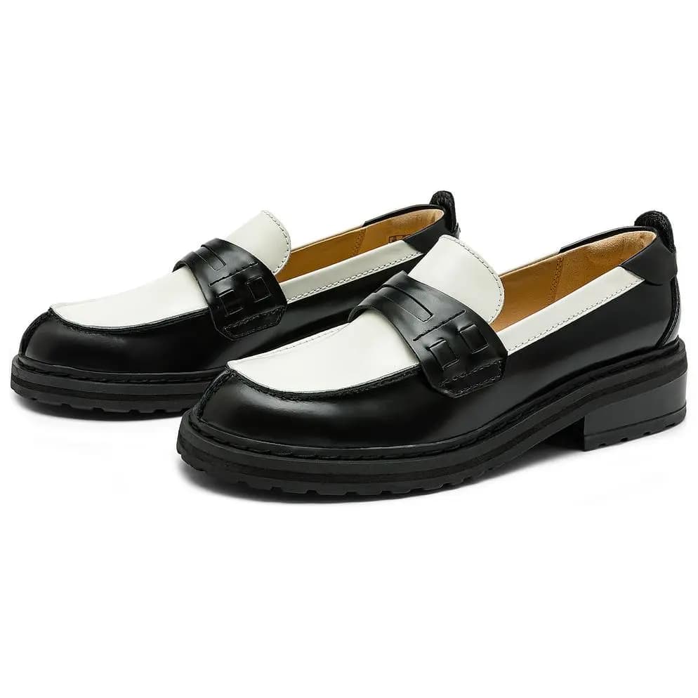 Clarks Qadın Loafer Qara/Ağ 3