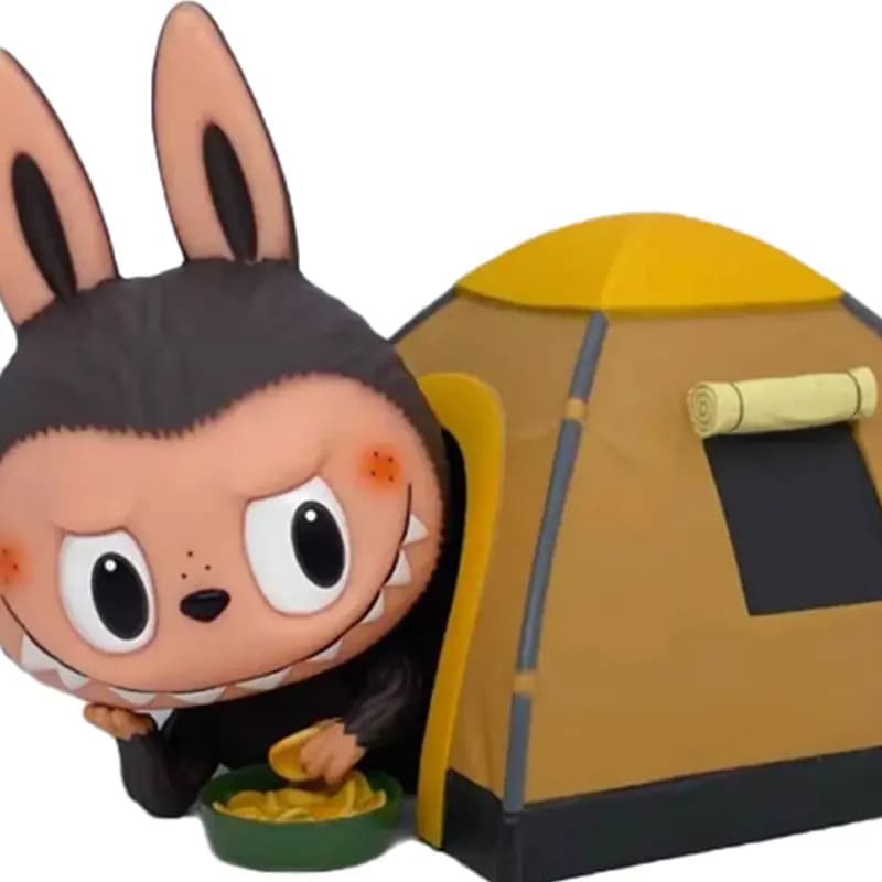 POP MART LABUBU CAMPING STS Exhibition Edition Oyuncaq 2