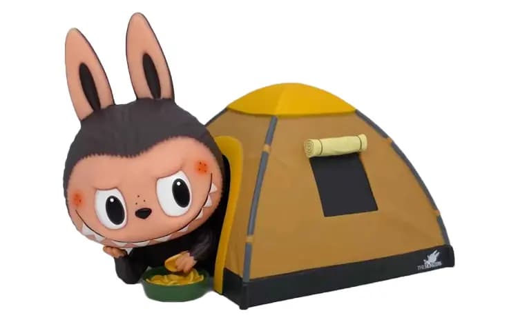 POP MART LABUBU CAMPING STS Exhibition Edition Trendy Figures