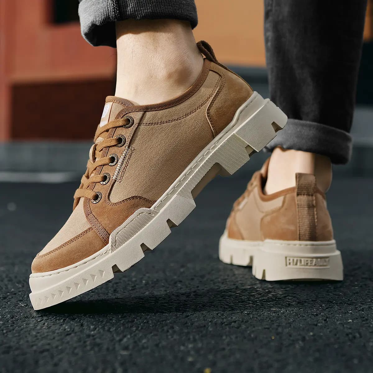 HLA Retro Outdoor Wear-Resistant Work Boots Men's 6