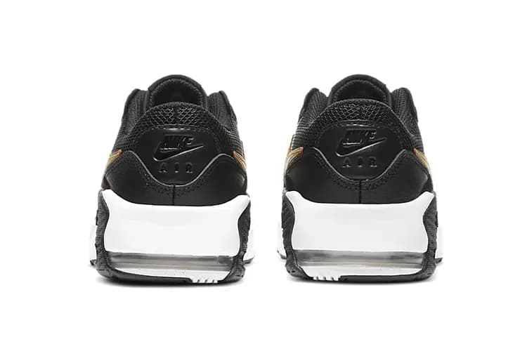 Nike Air Max Excee Qaçış Ayaqqabısı Qara/Qızılı 5