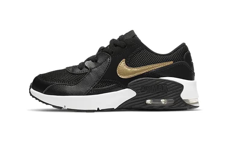 Nike Air Max Excee Qaçış Ayaqqabısı Qara/Qızılı