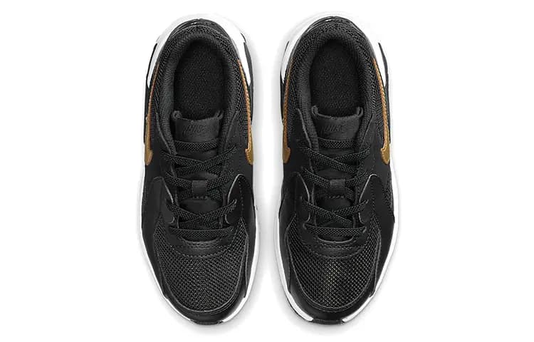 Nike Air Max Excee Qaçış Ayaqqabısı Qara/Qızılı 4