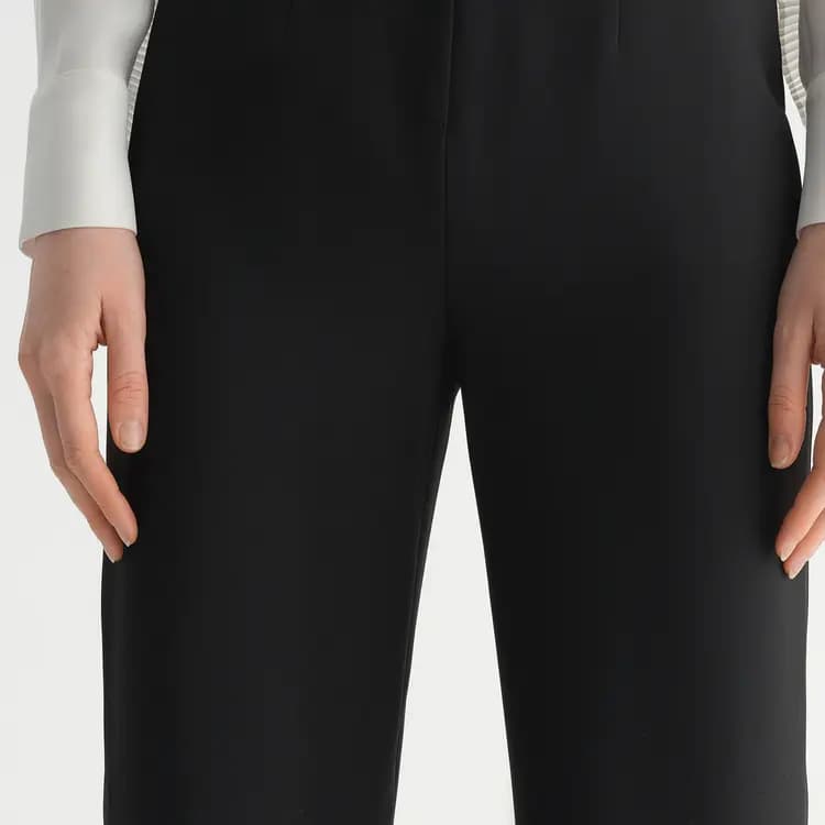 KARL LAGERFELD Qadın Şalvar Qara 6