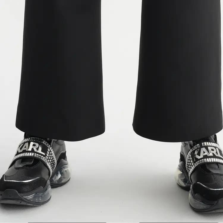 KARL LAGERFELD Qadın Şalvar Qara 5