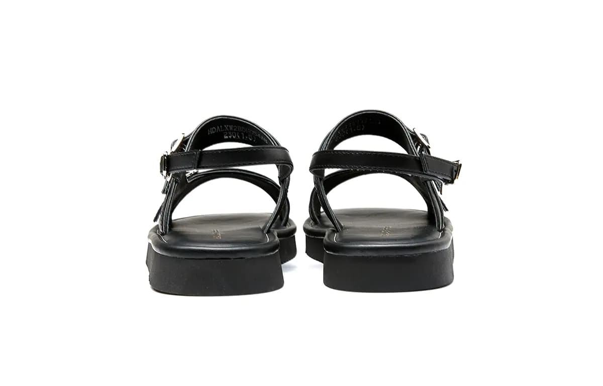 HLA Women's Flat Sandals One-Strap Minimalist Resort Style Advanced Comfort Fashion Slippers 4