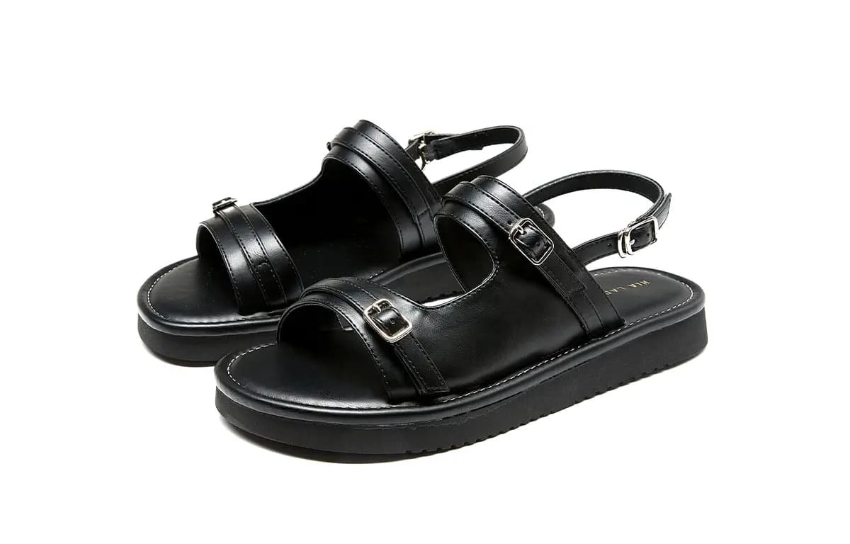 HLA Women's Flat Sandals One-Strap Minimalist Resort Style Advanced Comfort Fashion Slippers 2