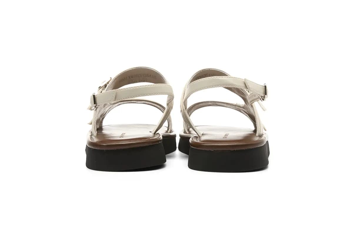 HLA Women's Flat Sandals One-Strap Minimalist Resort Style Advanced Comfort Fashion Slippers 12