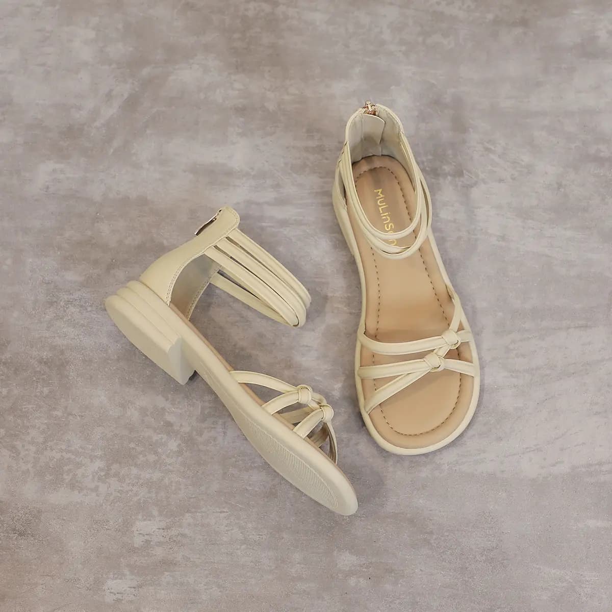 Mulinsen Roman Sandals 3CM Women's 8