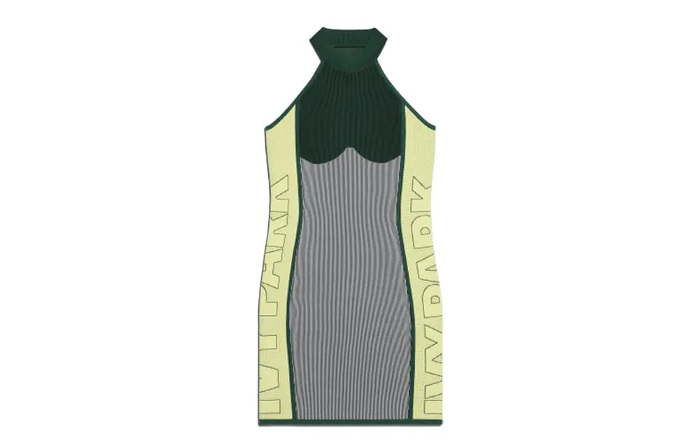 Adidas Originals Ivy Park Knit Qadın Donu Tünd Yaşıl/Yaşıl/Sarı
