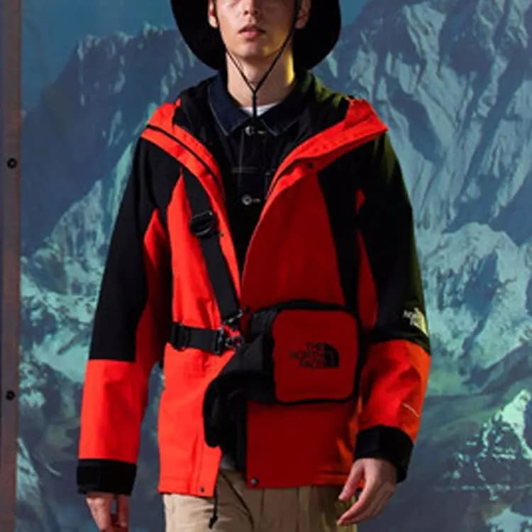 THE NORTH FACE 1994 Collection Breathable Windbreaker Jacket Unisex Red 4