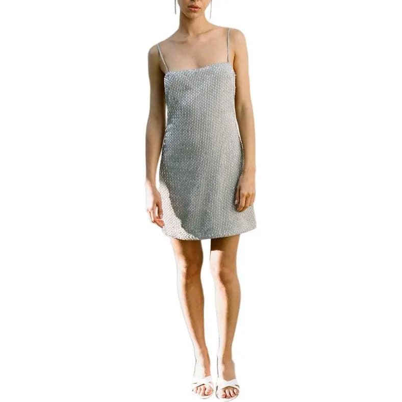 ZARA Qadın Slip Donu Gümüşü 3
