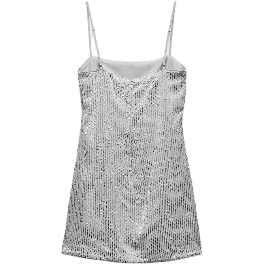 ZARA Qadın Slip Donu Gümüşü 2