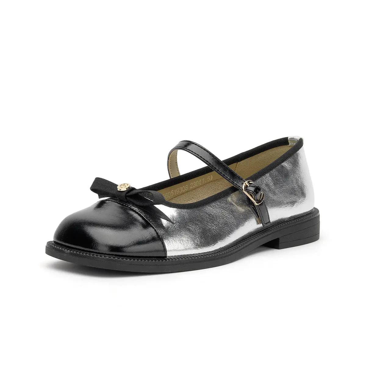 GEMEIQ Synthetic Leather French Elegant Chunky Heel Mary Jane Shoes Women's 7