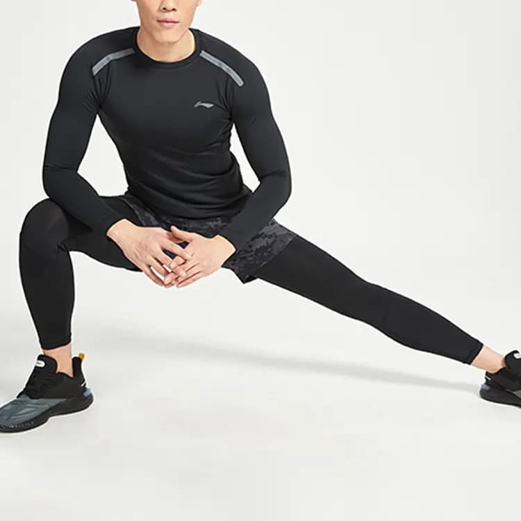 LiNing Workout Clothing Men's New Standard Black 6