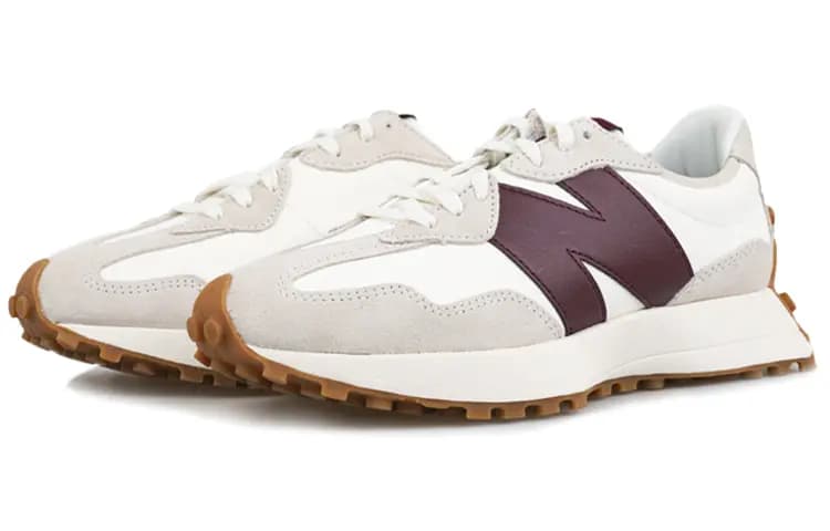 New Balance 327 Qadın İdman Ayaqqabısı Ağ/Tünd Qırmızı 3