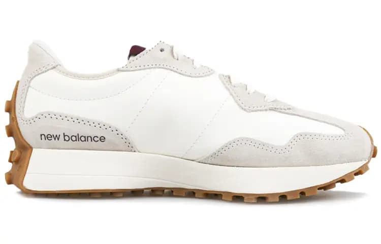 New Balance 327 Qadın İdman Ayaqqabısı Ağ/Tünd Qırmızı 2