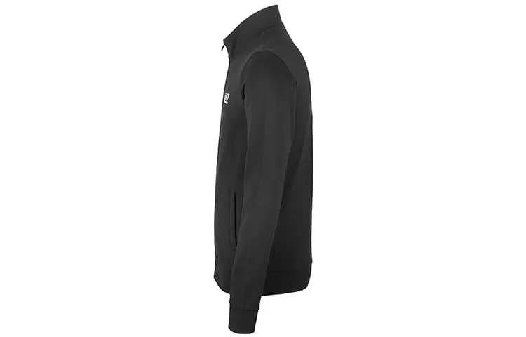 EMPORIO ARMANI EA7 Logo Print Zip-Up Casual Track Suit Men's Black 3