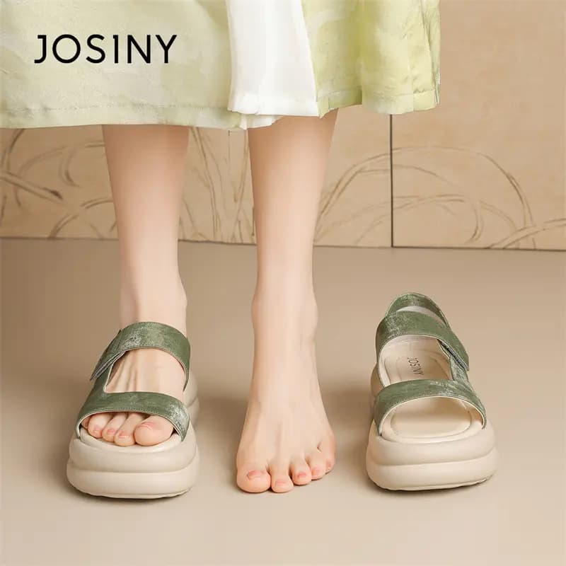 Zhuoshini Bir Kəmərli Sandal 5sm Qadın 18