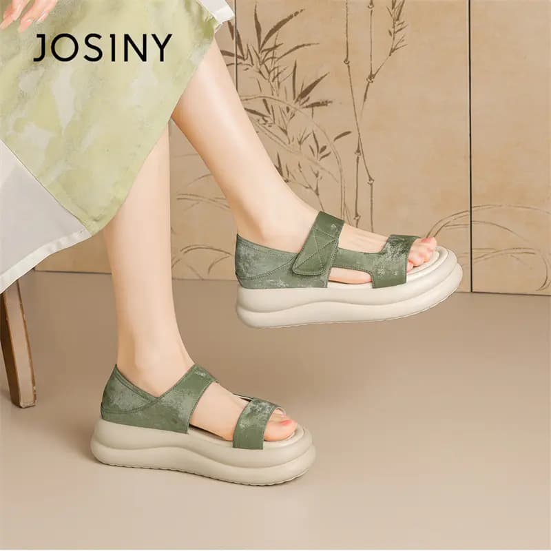 Zhuoshini Bir Kəmərli Sandal 5sm Qadın 17