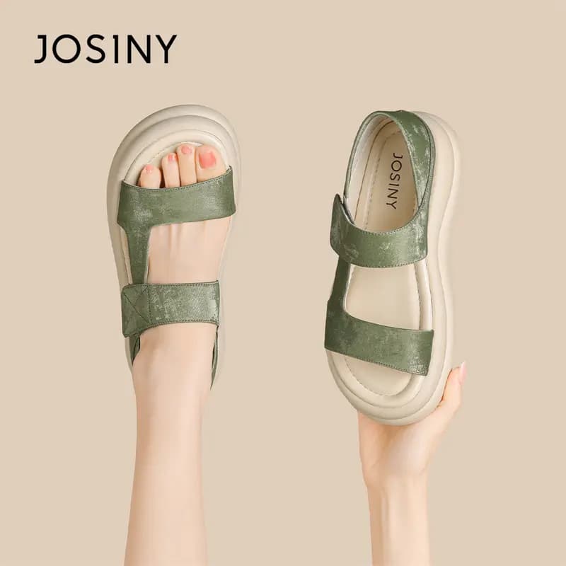 Zhuoshini Bir Kəmərli Sandal 5sm Qadın 19