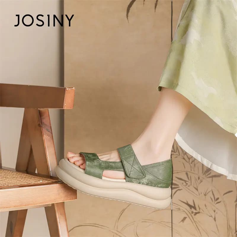 Zhuoshini Bir Kəmərli Sandal 5sm Qadın 16