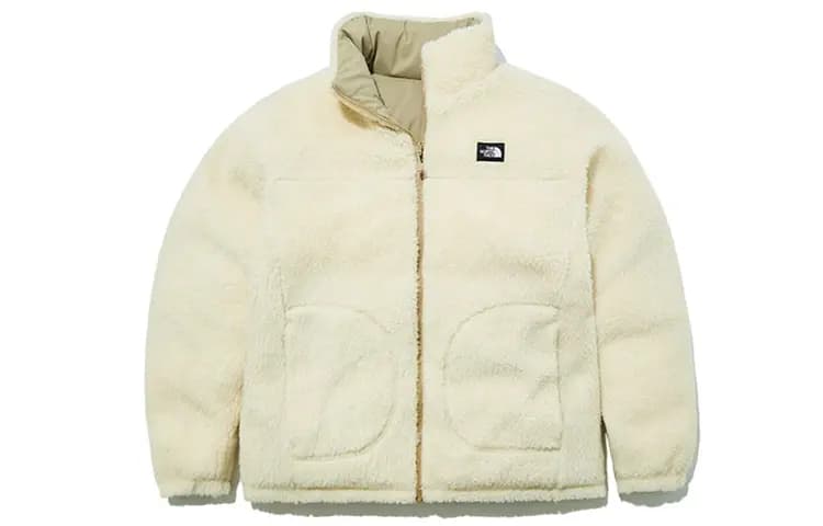 THE NORTH FACE Fleece Jacket Unisex Bej 4