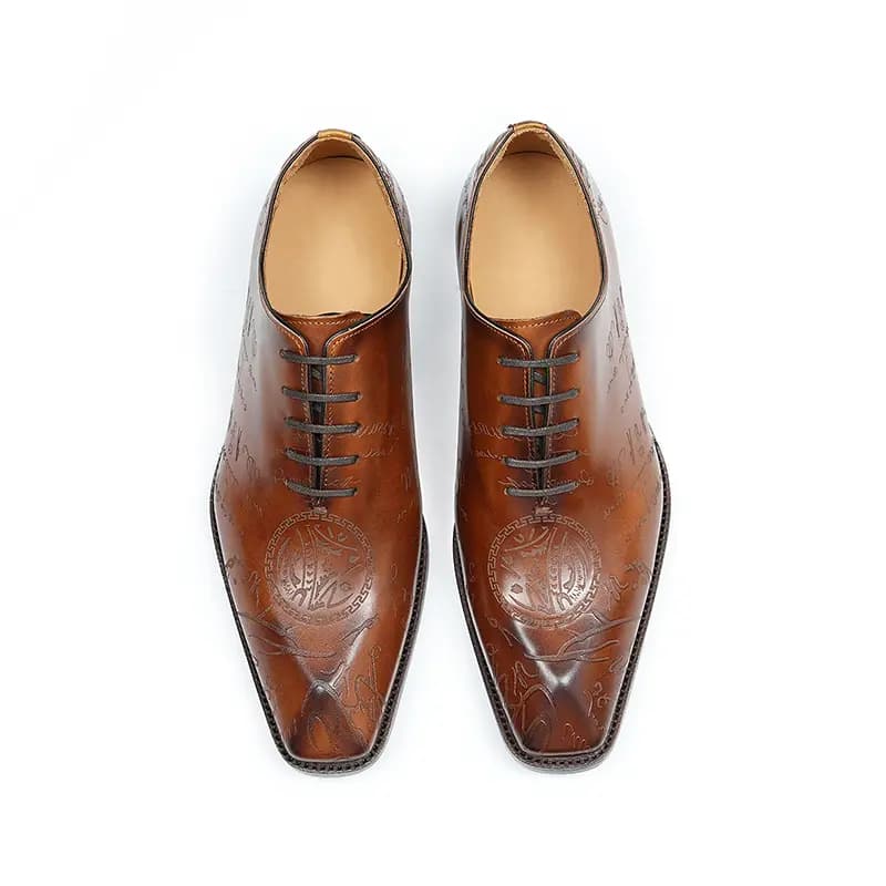 ASTON M.JAZZ Genuine Leather British Brogue Classic Dress Shoes Men's 11