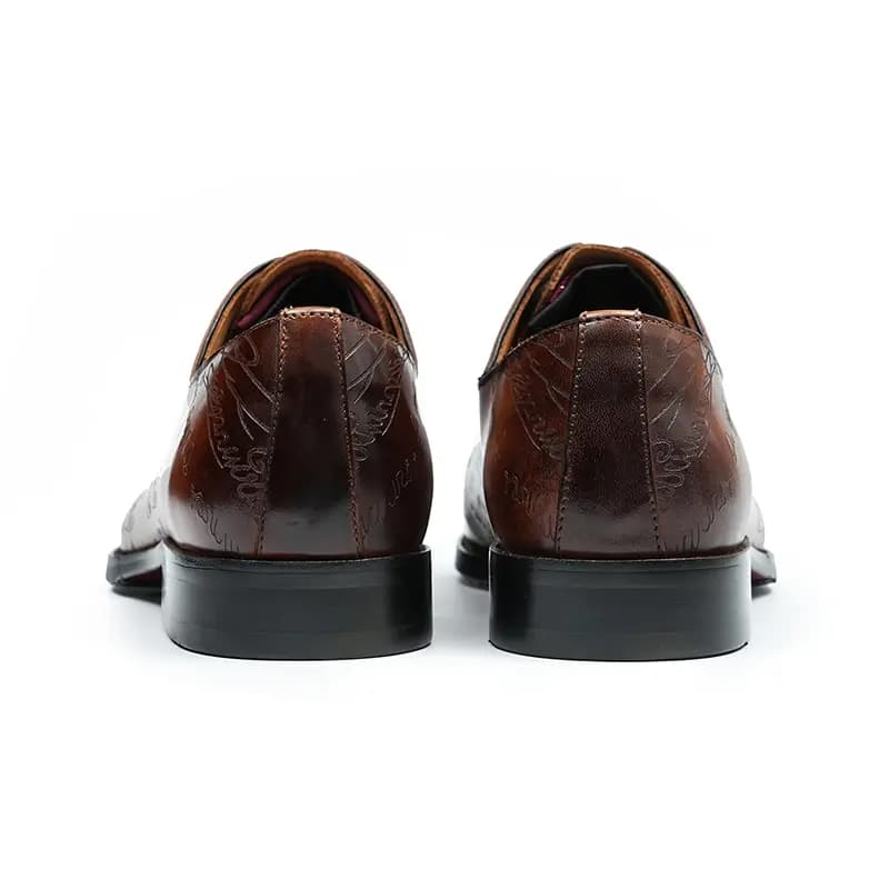 ASTON M.JAZZ Genuine Leather British Brogue Classic Dress Shoes Men's 15
