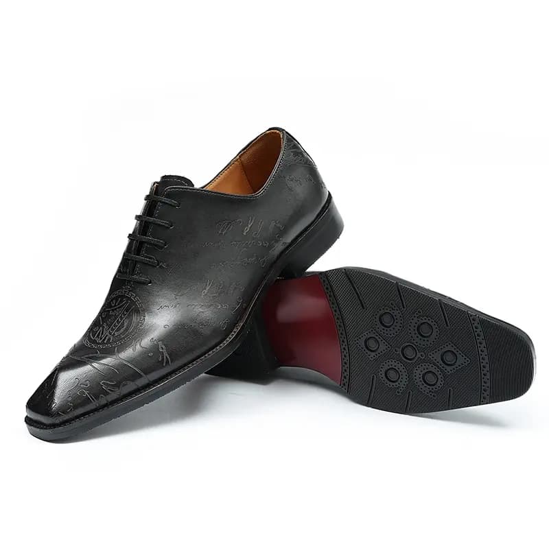 ASTON M.JAZZ Genuine Leather British Brogue Classic Dress Shoes Men's 6