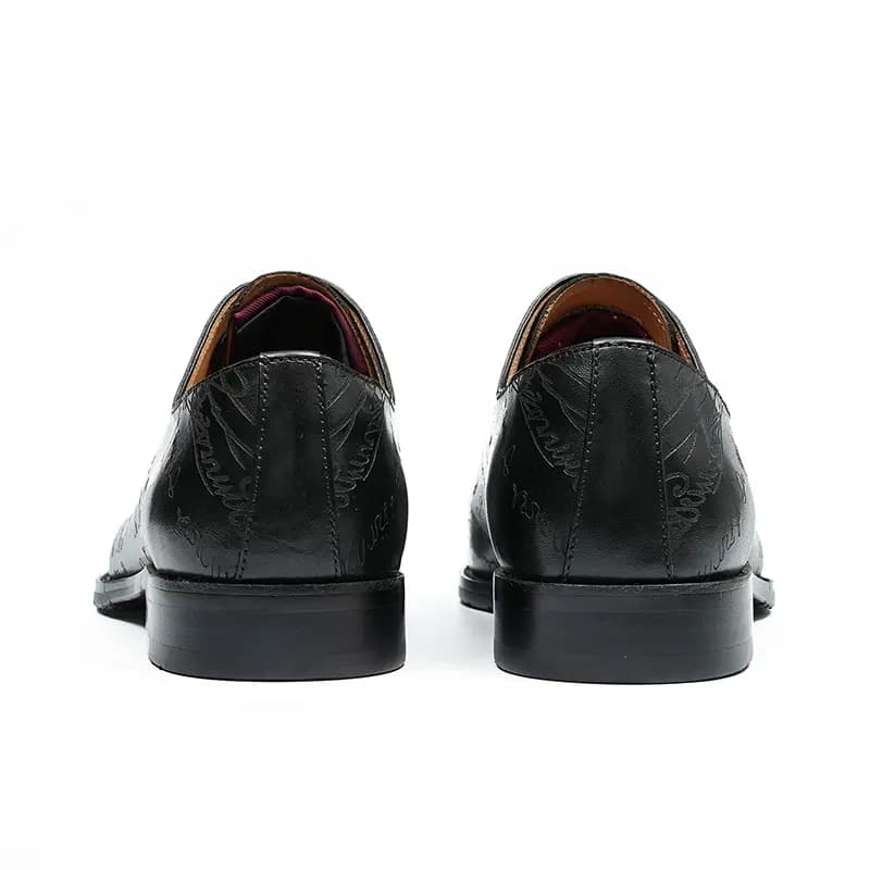 ASTON M.JAZZ Genuine Leather British Brogue Classic Dress Shoes Men's 8
