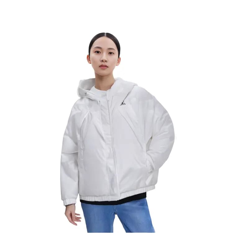 Adidas Qadın Pux gödəkçəsi Ağ 9
