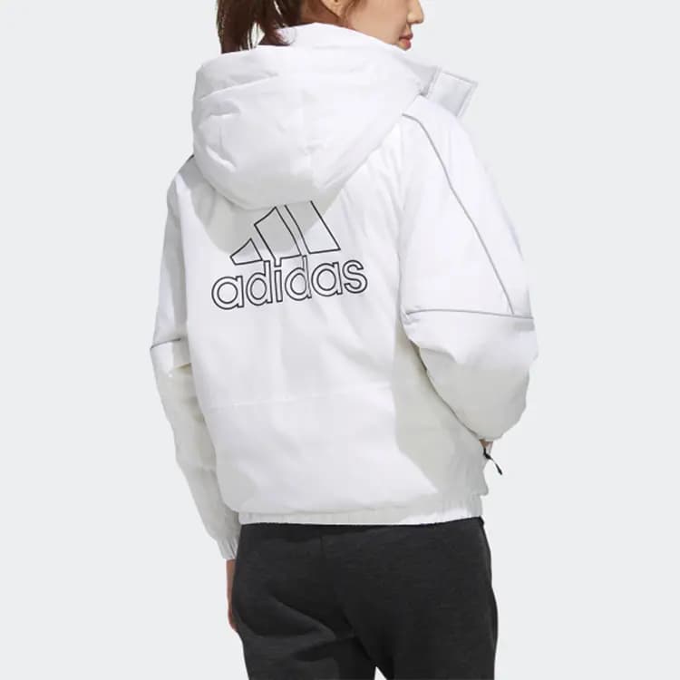 Adidas Qadın Pux gödəkçəsi Ağ 5