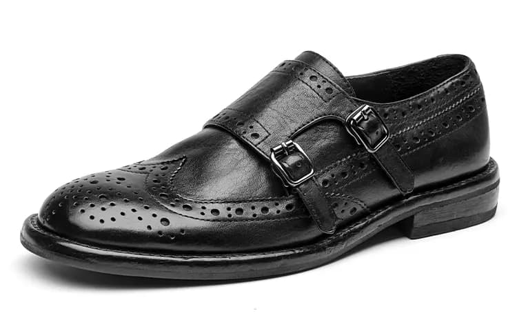 Beau Today Horse Leather Vintage British Simple Versatile Loafers Women's 2