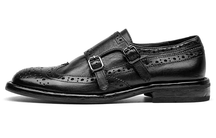 Beau Today Horse Leather Vintage British Simple Versatile Loafers Women's
