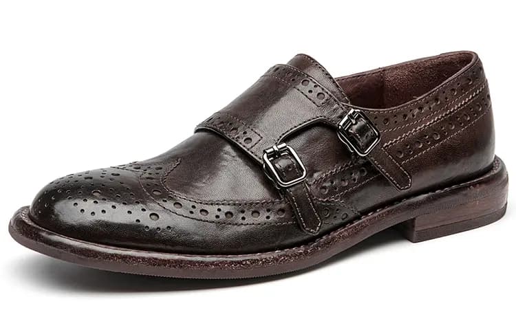 Beau Today Horse Leather Vintage British Simple Versatile Loafers Women's 13