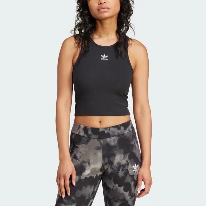 Adidas Essentials Ribbed Tank Top 2
