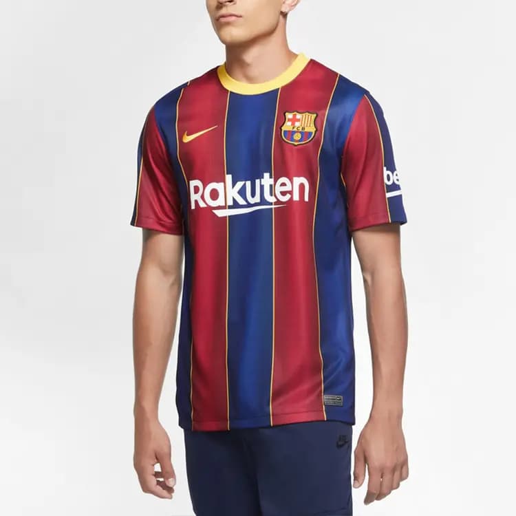 Nike Fc Barcelona 2020/21 Stadium Home Soccer Jersey Asia Sizing 3
