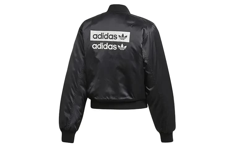 Adidas Originals Cropped Coats Women's Black 2