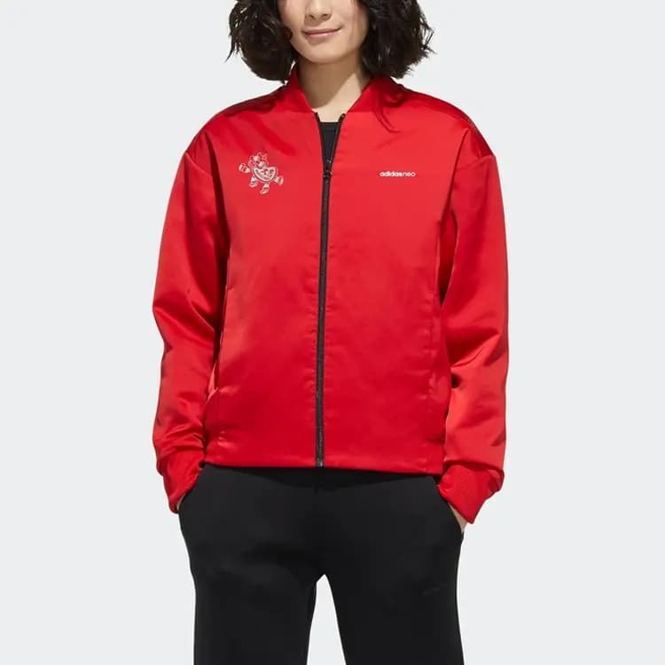 Adidas Neo Puffer Jacket Women's Light Scarlet 2