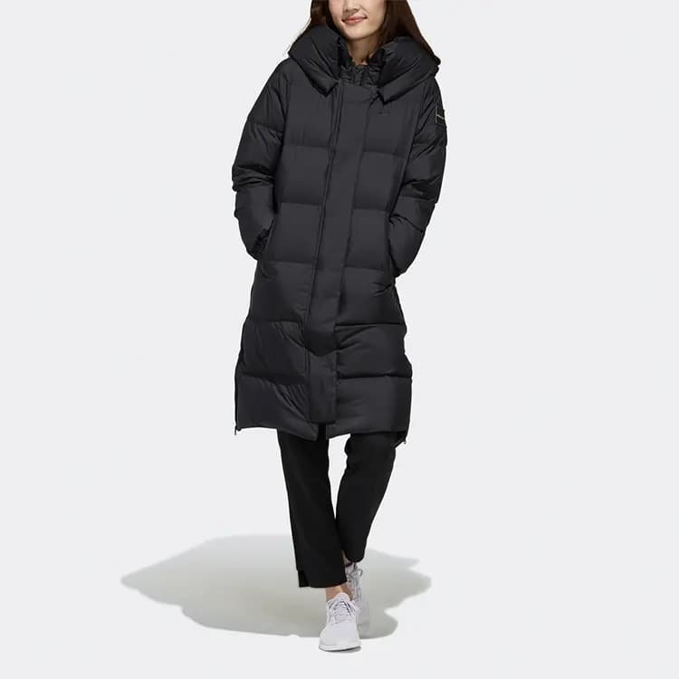 adidas Neo W Super Puffer Qadın Uzun Pencəyi Qara 3