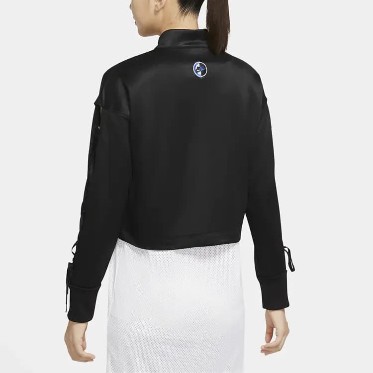 Nike Cropped Coats Women's Black 4