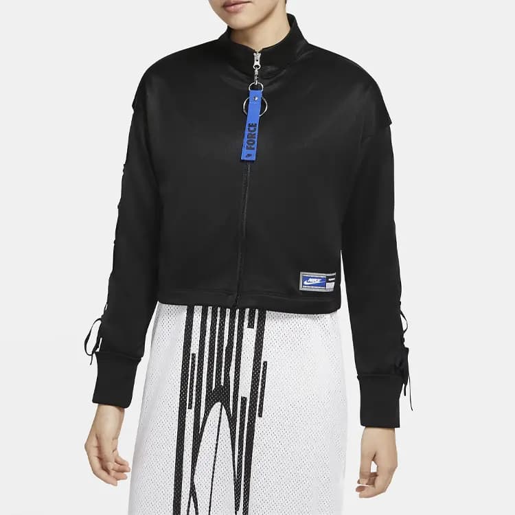 Nike Cropped Coats Women's Black 3