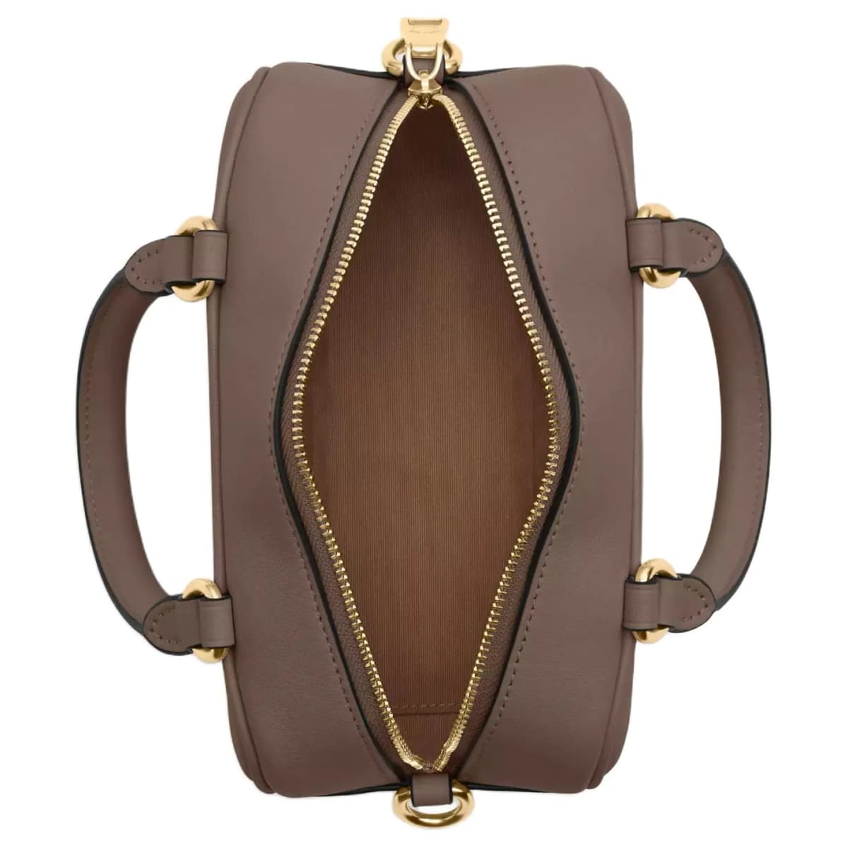 COACH Dəri Çanta Unisex Tünd Daş Rəngi 3