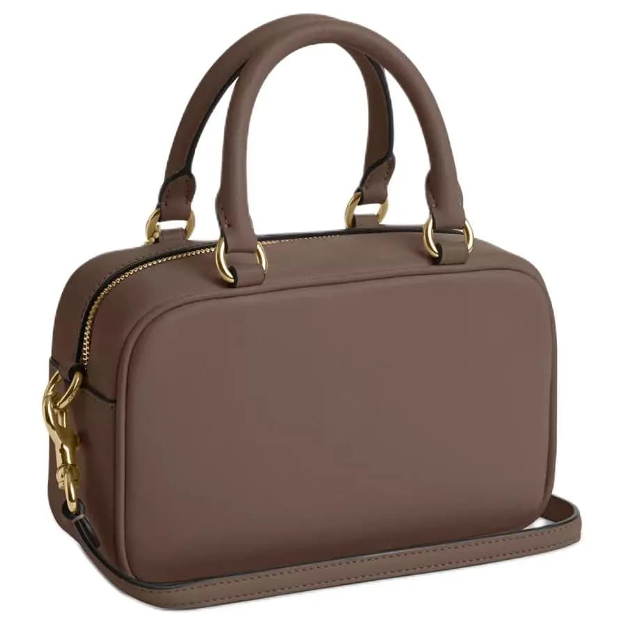 COACH Dəri Çanta Unisex Tünd Daş Rəngi 2