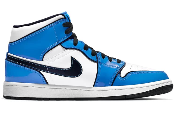 JORDAN 1 Mid Signal Blue 2