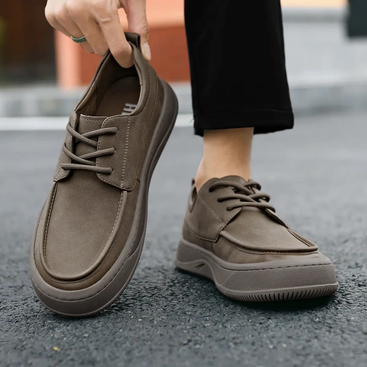 HLA Fashion Trendy Versatile Work Shoes Men's 3