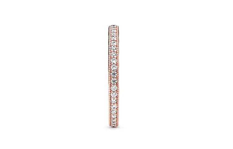 Pandora Gold Plated Rings Unisex Rose Gold 2
