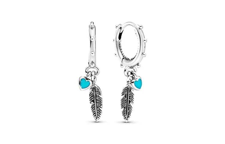 Pandora Sacred Feather 925 Gümüş Sırğa Qadın