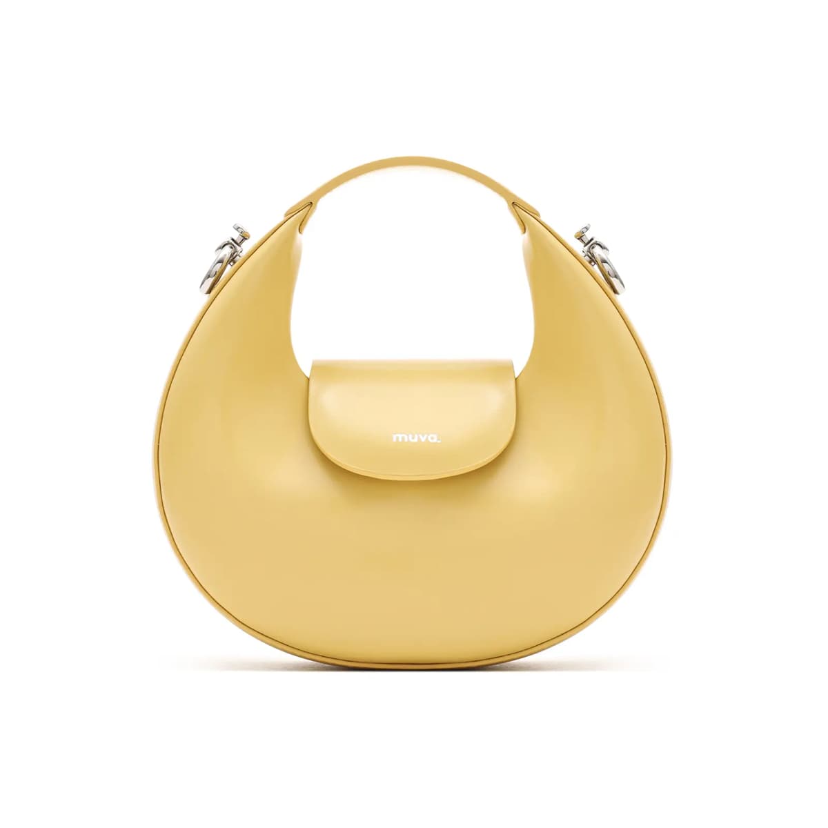MUVA Cowhide Split Leather Handbag For Women's Premium Genuine Leather Small Crescent Women's 5